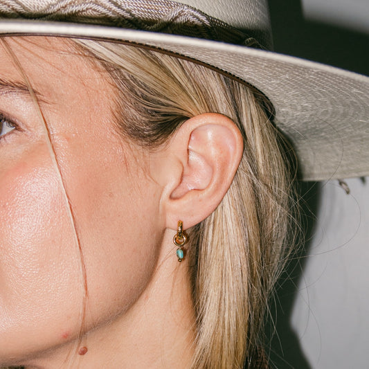 Hammered Tiny Huggie Hoop Earrings