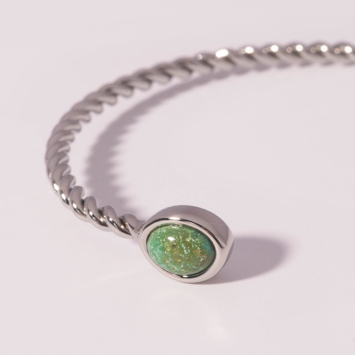 Turquoise Rope Cuff Bracelet