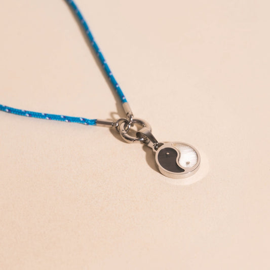 Blue Cord Necklace (18")