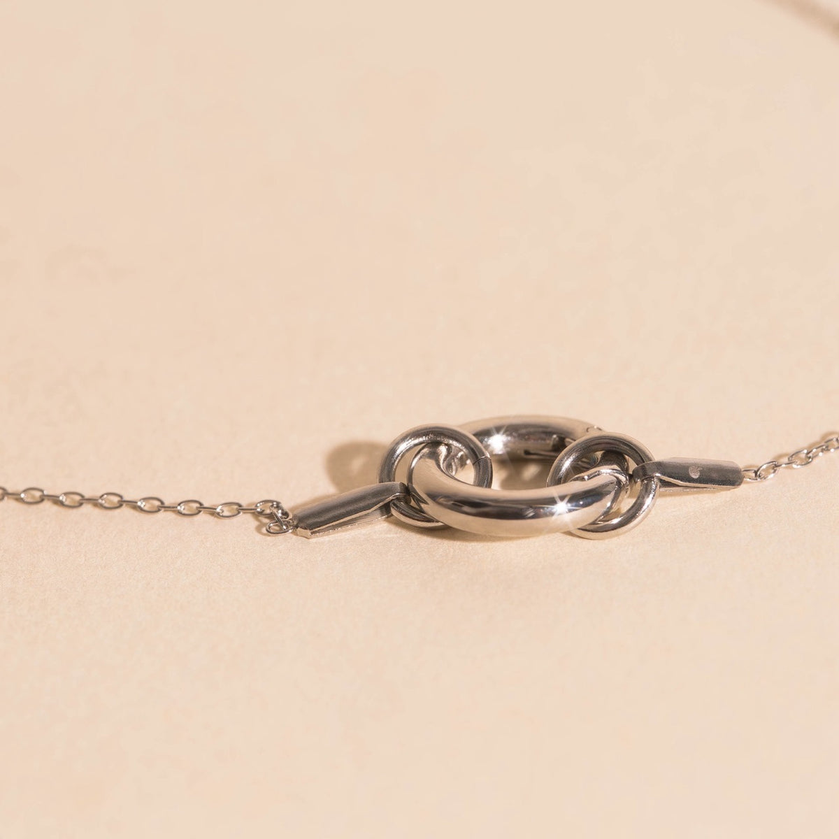 Silver Dainty Cable Chain Necklace Bundle