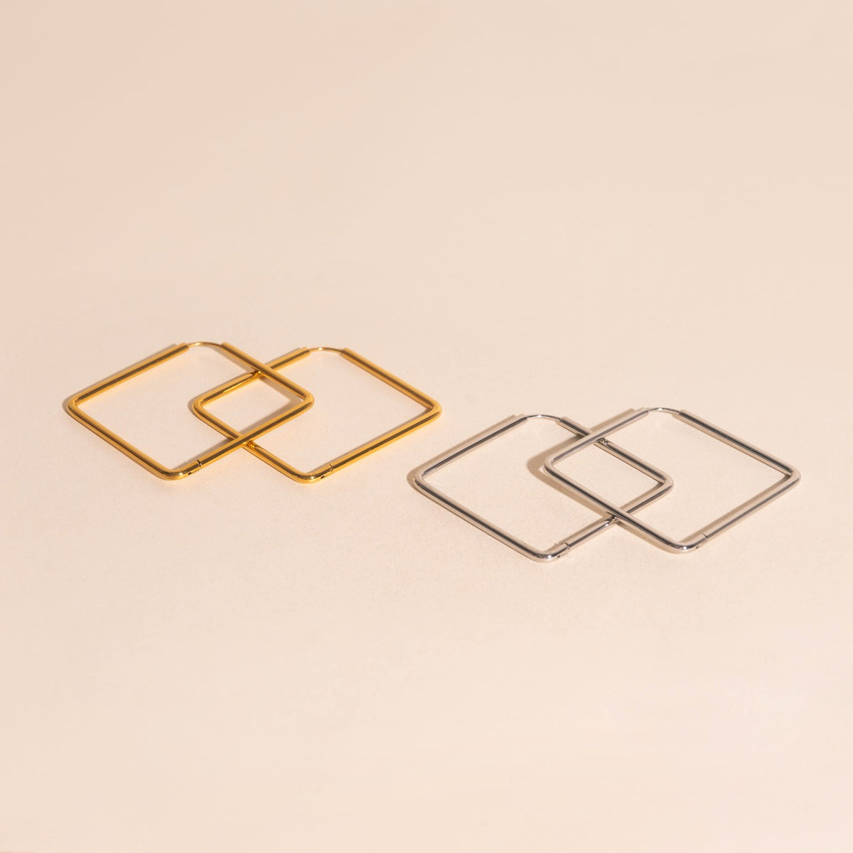 Diamond Rounded Huggie Hoop Earrings