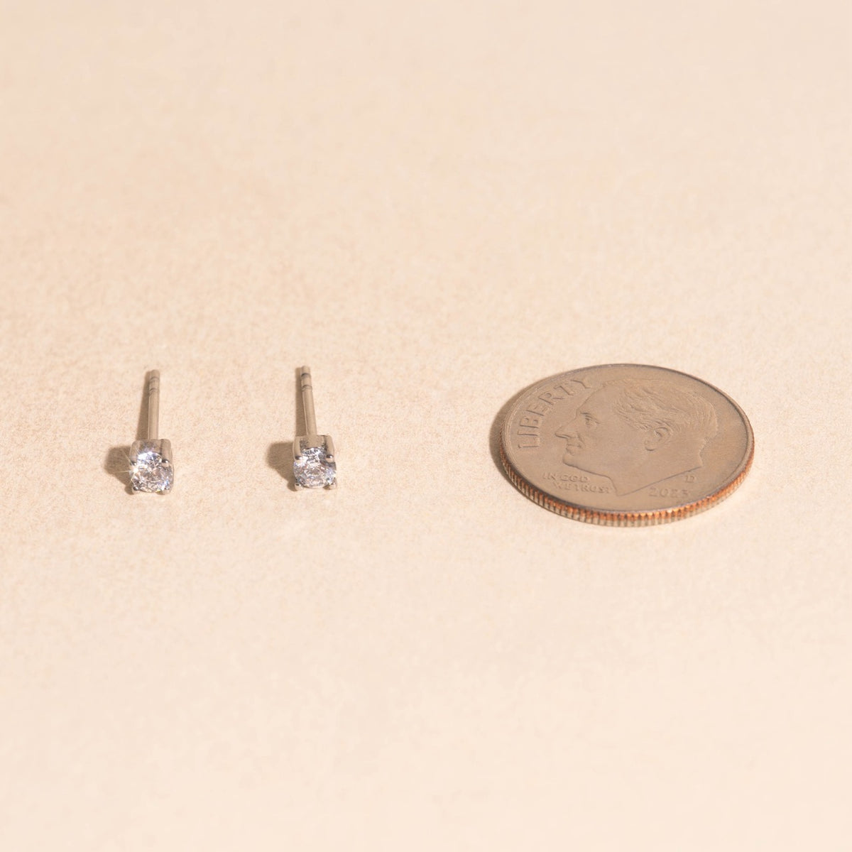 Crystal Tiny Stud Earrings