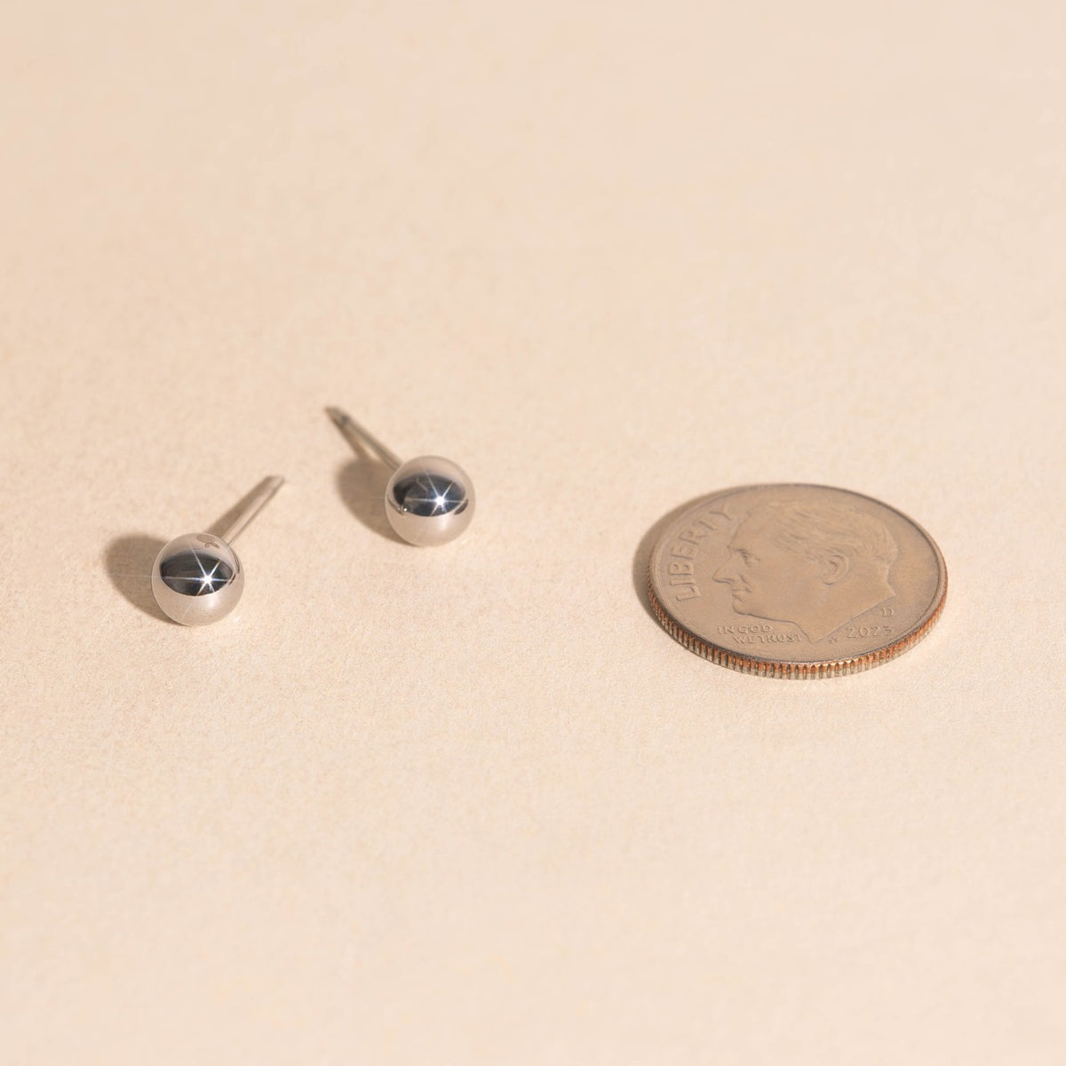 Ball Stud Earrings