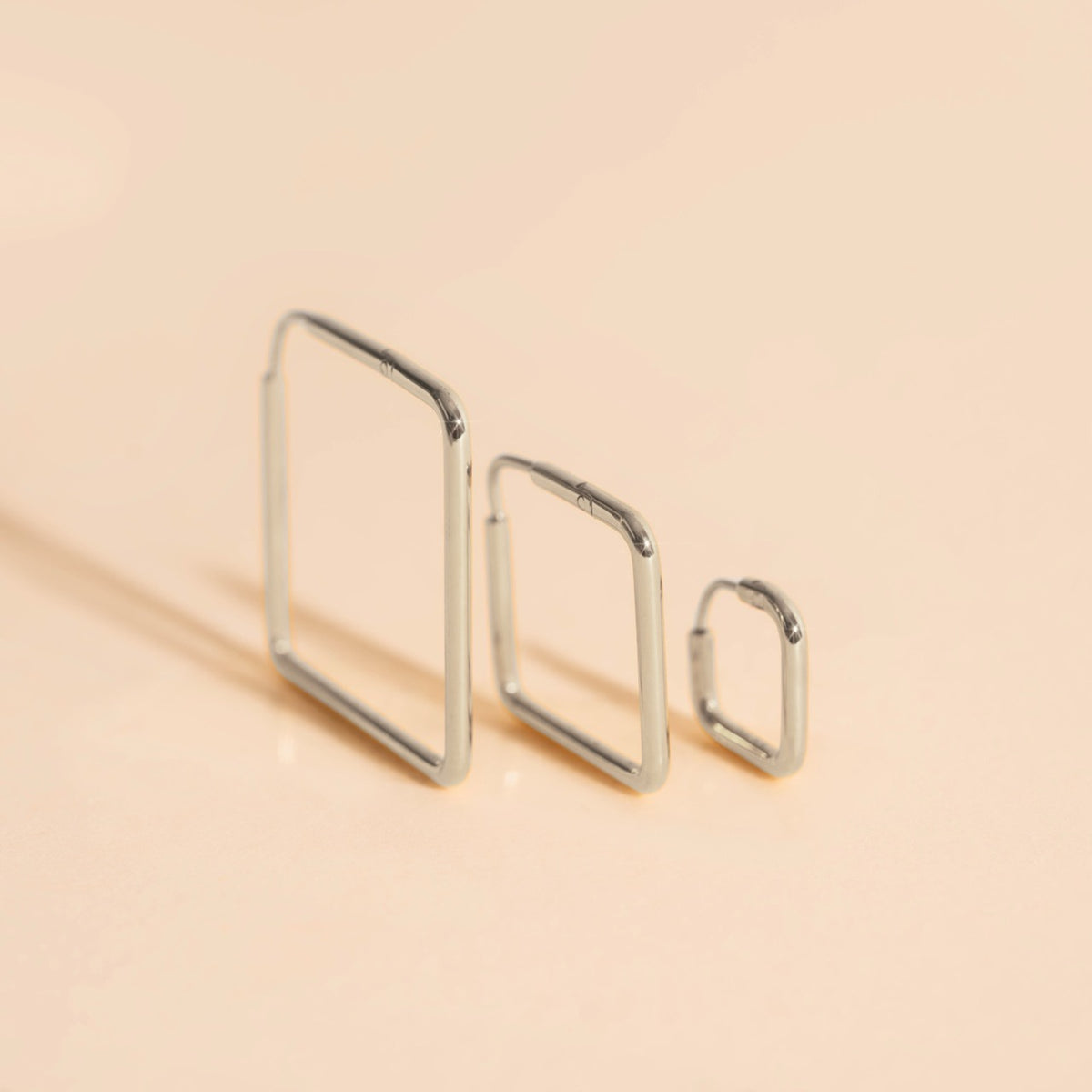 Diamond Rounded Huggie Hoop Earrings