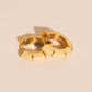 Color Block Huggie Hoop Earrings