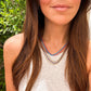 Brown Cord Necklace (20")