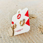 Hawaii 3D Huggie Hoop Earrings