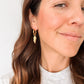 Wing Chunky Huggie Hoop Charms