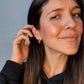 Clementine Chunky Rounded Huggie Hoop Earrings