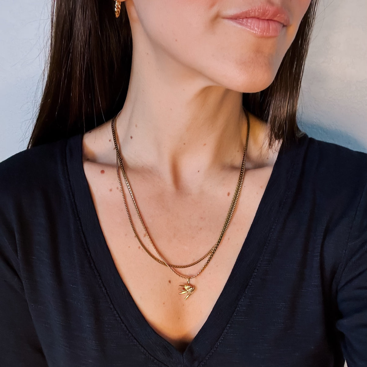 Bird Necklace Charm