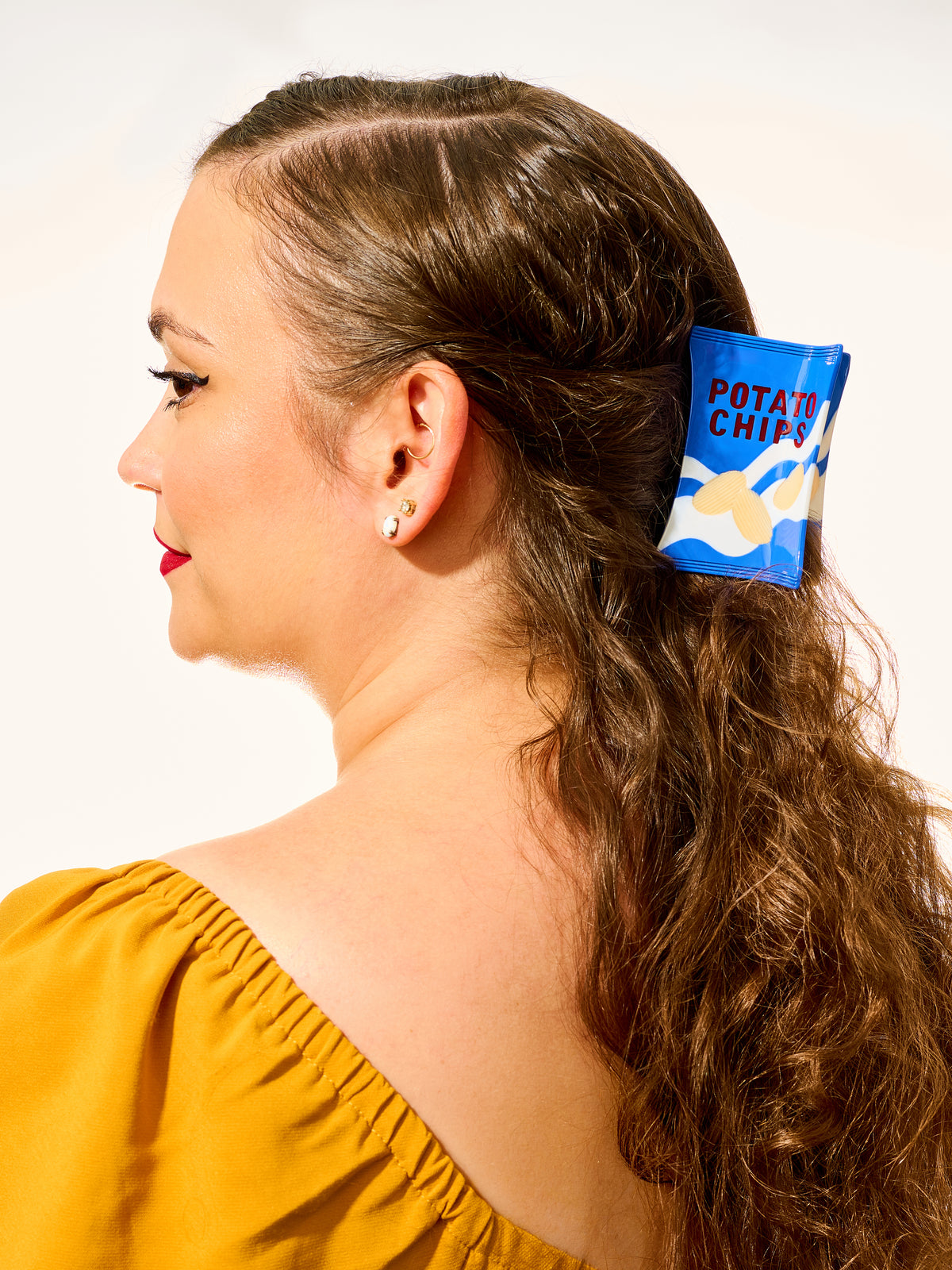 Cookout Food 3D Huggie Hoop Earrings