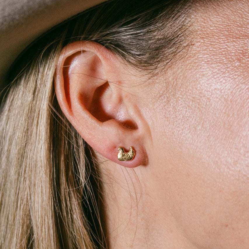 Chicken Stud Earrings