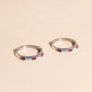 Desert Rose Huggie Hoop Earrings