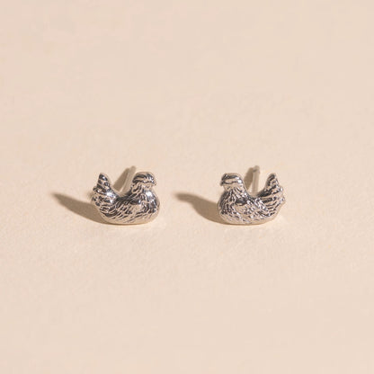 Chicken Stud Earrings