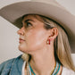 Rodeo Star Huggie Hoop Earrings