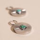 Sunburst Turquoise Chunky Huggie Hoop Charms