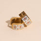 Santa Fe Super Chunky Huggie Hoop Earrings