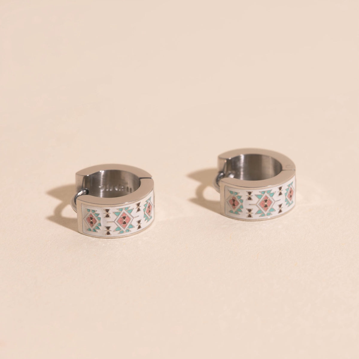 Santa Fe Super Chunky Huggie Hoop Earrings