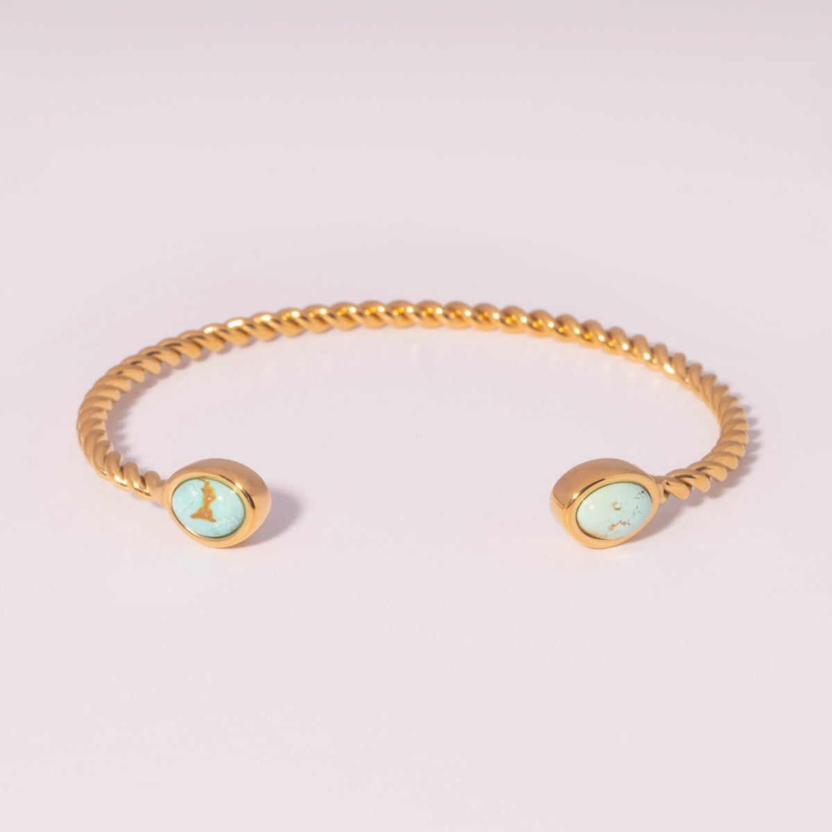Turquoise Rope Cuff Bracelet