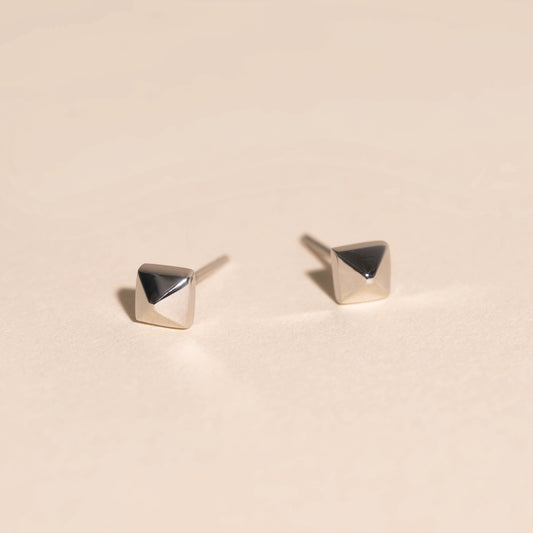 Pyramid Stud Mini Stud Earrings