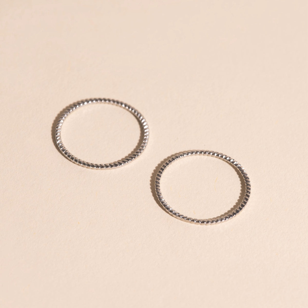 Lasso Rope Huggie Hoop Charms