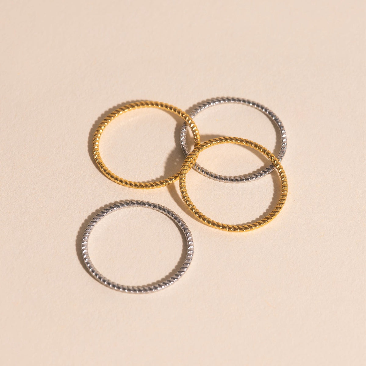 Lasso Rope Huggie Hoop Charms