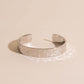11mm Hammered Cuff Bracelet
