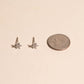 Hammered Star Mini Stud Earrings