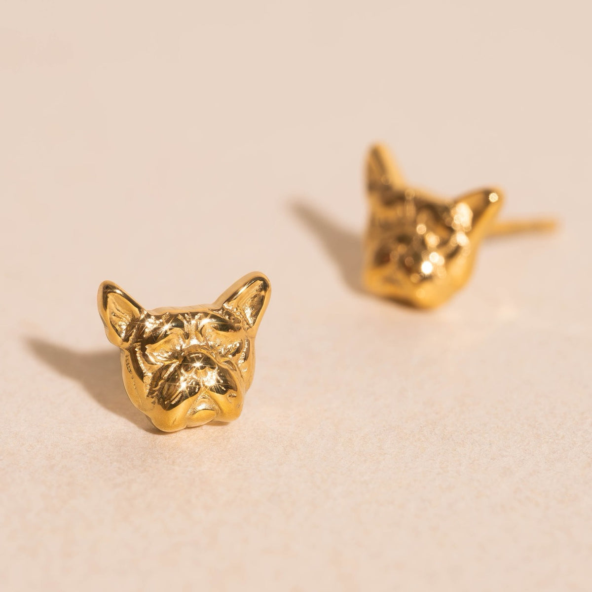 French Bulldog Stud Earrings