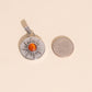 Amber Sun Necklace Charm