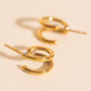 Mini Loop Stud Earrings