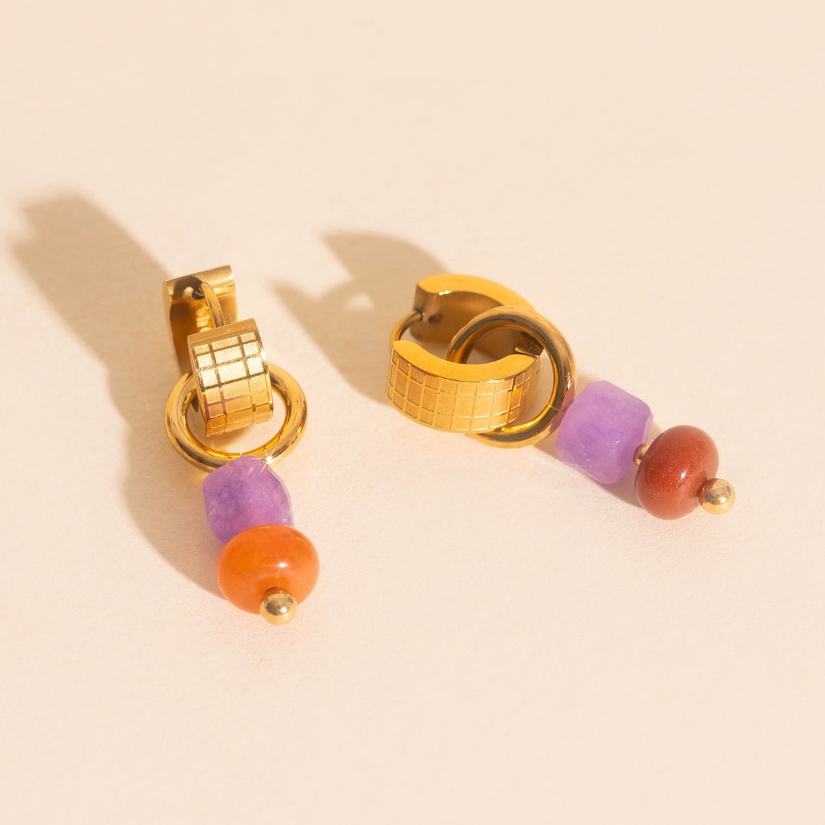 Mulberry Huggie Hoop Charms
