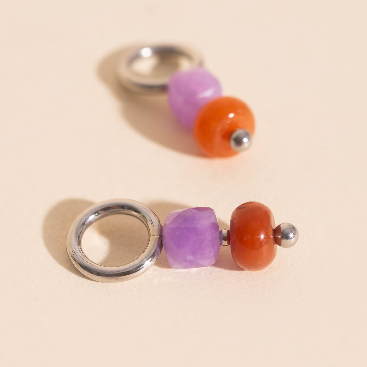 Mulberry Huggie Hoop Charms