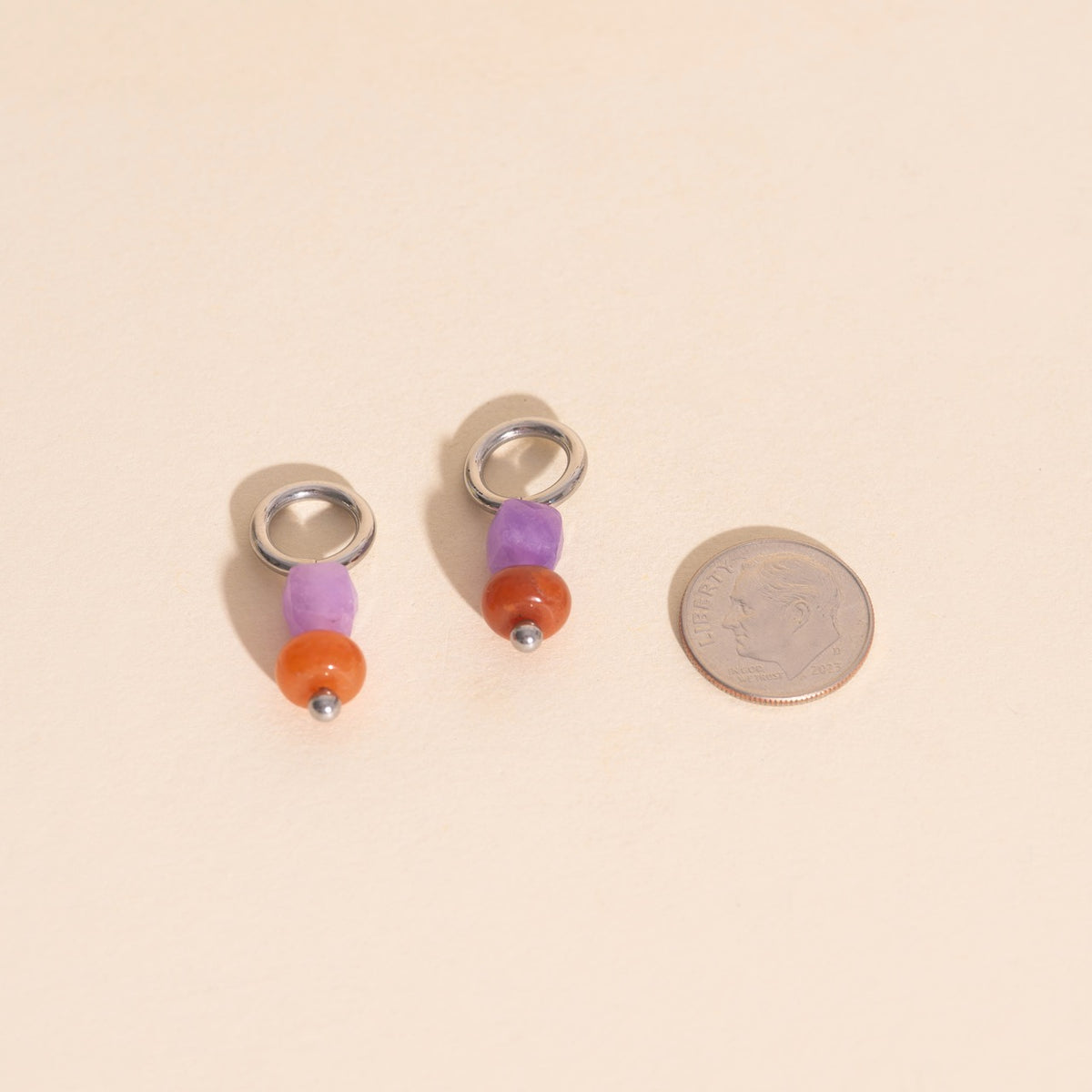 Mulberry Huggie Hoop Charms