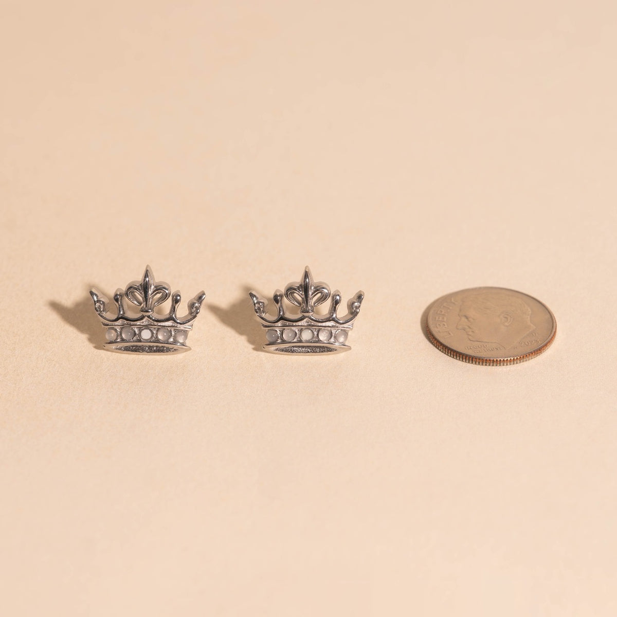 Crown Stud Earrings