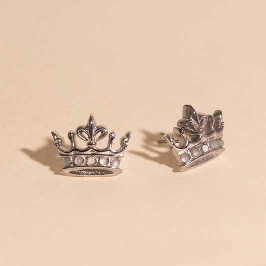 Crown Stud Earrings