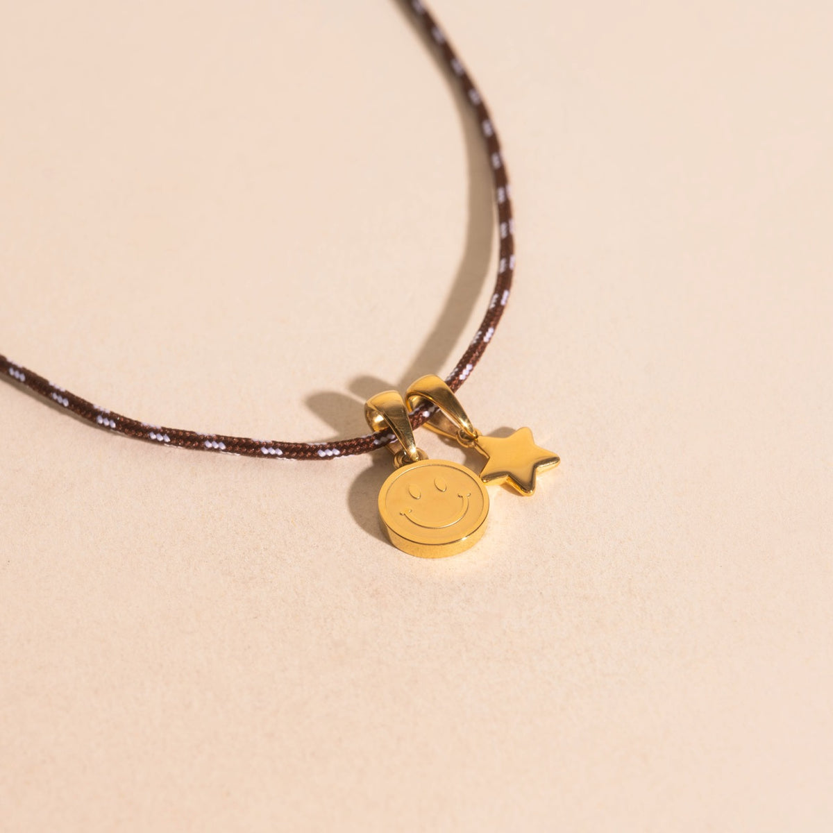 Brown Cord Necklace (20")