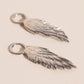Wing Chunky Huggie Hoop Charms