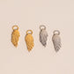 Wing Chunky Huggie Hoop Charms