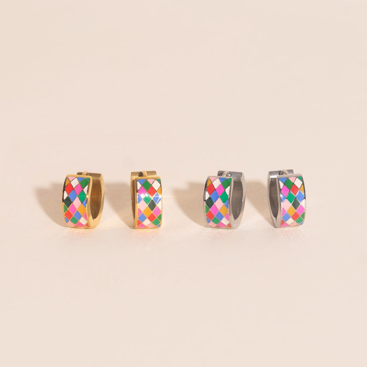 Merry & Bright Super Chunky Huggie Hoop Earrings