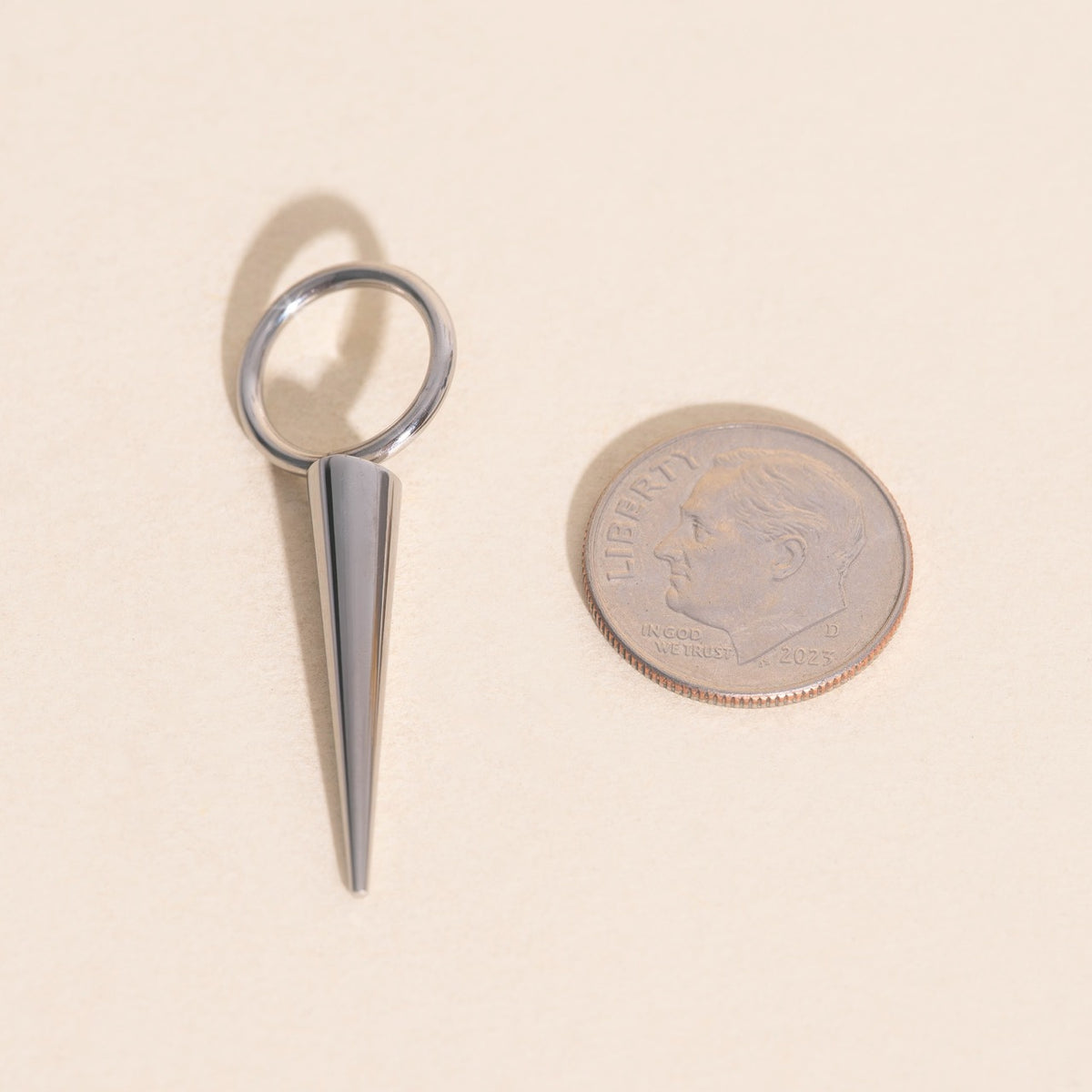Oversized Spike Necklace Charm