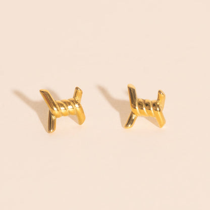 Barbed Wire Stud Earrings