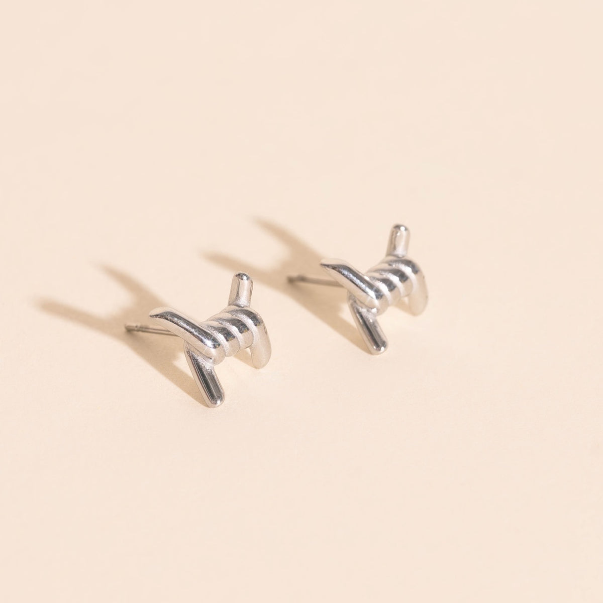 Barbed Wire Stud Earrings