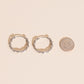 Chain Huggie Hoop Earrings