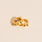 Spiked Chunky Huggie Hoop Earrings