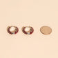 Color Chunky Rounded Huggie Hoop Earrings