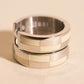16mm Block Checkered Super Chunky Huggie Hoop Earrings