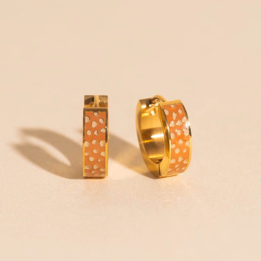 Bambi Chunky Huggie Hoop Earrings