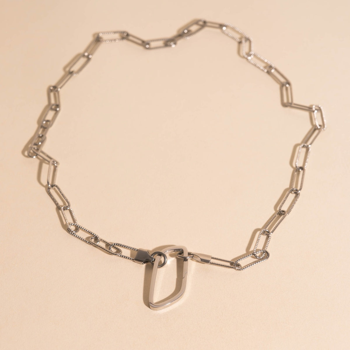 Oblong Necklace Charm Clasp (31mm)
