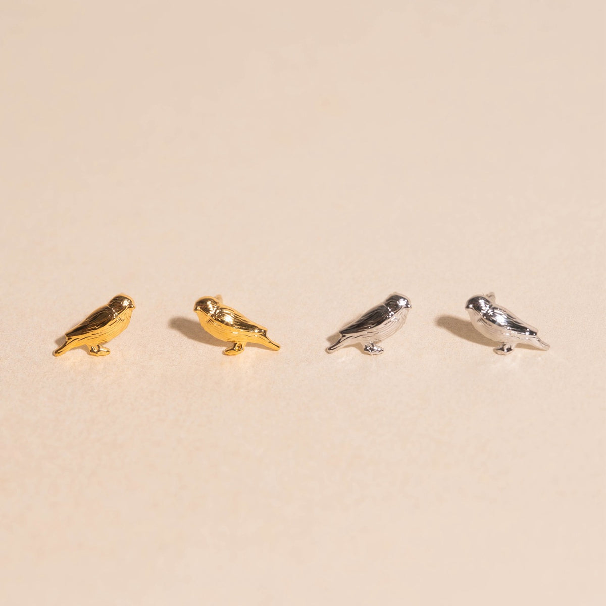 Bird Stud Earrings